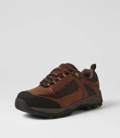 COLORADO Casuals-Diran Brown Crazyhorse Leather Lace Up Flats