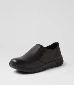 Women COLORADO Comfort|Sneakers-Dirina Black Leather Sneakers