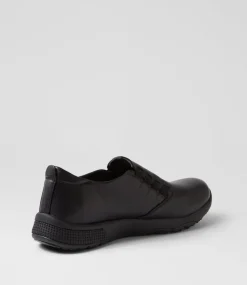 Women COLORADO Comfort|Sneakers-Dirina Black Leather Sneakers