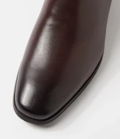 COLORADO Boots|Dress Shoes-Driscoe Dark Brown Leather Chelsea Boots