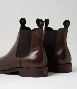 COLORADO Boots|Dress Shoes-Drover Brown Leather Chelsea Boots