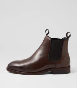 COLORADO Boots|Dress Shoes-Drover Brown Leather Chelsea Boots