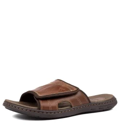 COLORADO Casuals|Sandals-DUKE CF DARK TAN LEATHER
