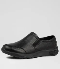 Women COLORADO Comfort|Flats-Durin Black Leather Flat Shoes