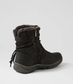 Women I LOVE BILLY Boots-Duzzel Black Multi Ankle Boots