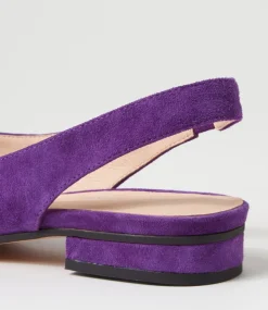 Women DIANA FERRARI Flats-DYANI DF GRAPE SUEDE