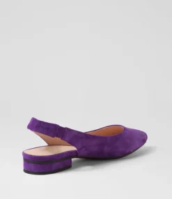 Women DIANA FERRARI Flats-DYANI DF GRAPE SUEDE