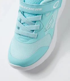 SKECHERS Sport School Shoes-Dyna Toddler Mint Fabric Sneakers
