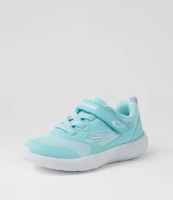 SKECHERS Sport School Shoes-Dyna Toddler Mint Fabric Sneakers