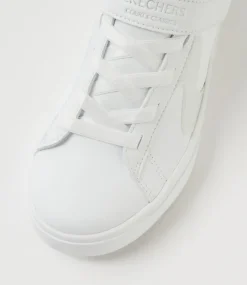 SKECHERS Sport School Shoes-Eden Lx Junior White Sneakers