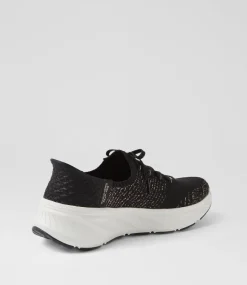 Women SKECHERS Sneakers-Edgeride Black Rose Gold Mesh Sneakers