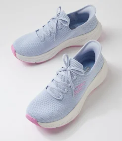 Women SKECHERS Sneakers-Edgeride Periwinkle Pink Mesh Sneakers