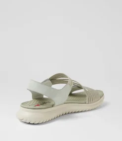 Women I LOVE BILLY Flats|Sandals-Edwyna Sage Sandals