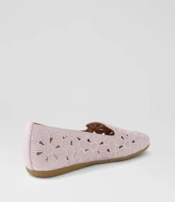 Women DIANA FERRARI Flats-Eedah Lilac Leather Flat Shoes