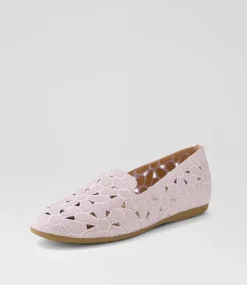 Women DIANA FERRARI Flats-Eedah Lilac Leather Flat Shoes