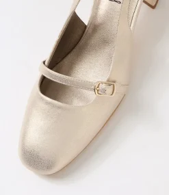 Women I LOVE BILLY Heels-Elanie Champagne Dust Heels