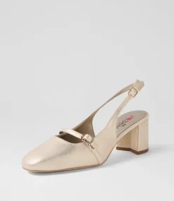 Women I LOVE BILLY Heels-Elanie Champagne Dust Heels