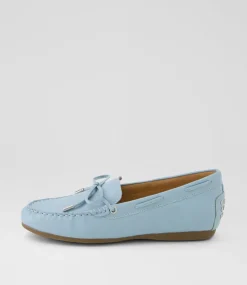 Women DIANA FERRARI Flats-Eliney Denim Leather Flat Shoes