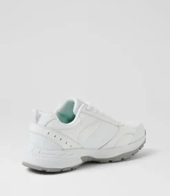 LYNX Sport School Shoes|Senior School Shoes-Elite Snr Wide White Leather Sneakers