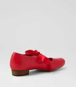 Women I LOVE BILLY Flats-Elito Red Flat Shoes
