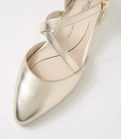 Women SUPERSOFT Comfort|Flats-Elizia Platinum Leather Heels