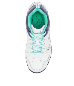 LYNX Sport School Shoes|Junior School Shoes-ELLIS JNR WHITE-PURPLE