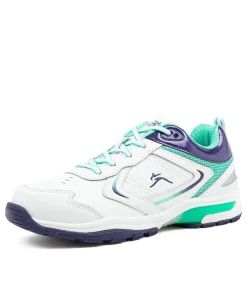 LYNX Sport School Shoes|Junior School Shoes-ELLIS JNR WHITE-PURPLE