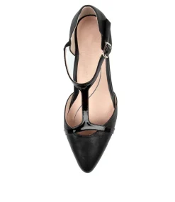 Women SUPERSOFT Comfort|Wedges-EMBER BLACK LEATHER-PATEN
