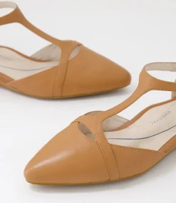 Women SUPERSOFT Comfort|Wedges-Ember Dark Tan Leather Flat Shoes