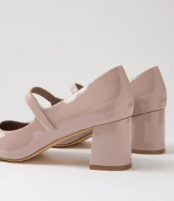Women I LOVE BILLY Heels-Emery Taupe Patent Pu Heels