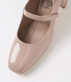 Women I LOVE BILLY Heels-Emery Taupe Patent Pu Heels