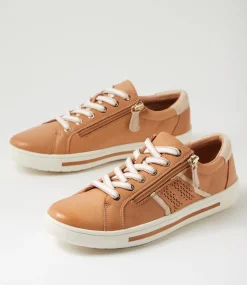 Women SUPERSOFT Comfort|Sneakers-Emillio Tan Platinum Leather Suede Sneakers