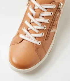 Women SUPERSOFT Comfort|Sneakers-Emillio Tan Platinum Leather Suede Sneakers