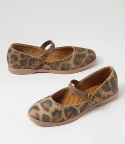Women BLOWFISH Mary Janes|Flats-Empower Leopard Flat Shoes