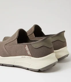 SKECHERS Sneakers|Casuals-Equalizer 5 Drayz M Taupe Knit Sneakers
