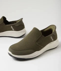 SKECHERS Sneakers-Equalizer 5 Drayze Olive Knit Sneakers