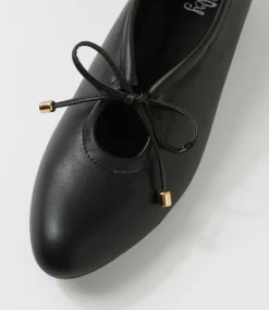 Women I LOVE BILLY Flats-Ertina Black Flat Shoes