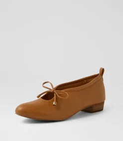 Women I LOVE BILLY Flats-Ertina Tan Flat Shoes