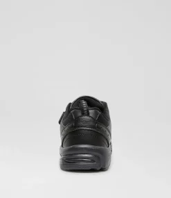 LYNX Sport School Shoes|Junior School Shoes-ERUPT JNR SLIM VEL BLACK LEATHER