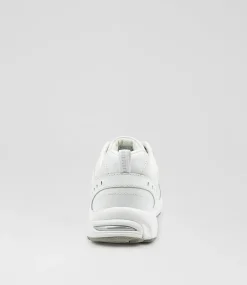 LYNX Sport School Shoes|Senior School Shoes-ERUPT SNR SLIM WHT LTHR