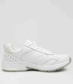 LYNX Sport School Shoes|Senior School Shoes-ERUPT SNR WIDE NM WHITE