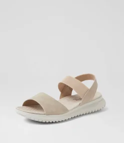 Women I LOVE BILLY Flats|Sandals-Eskole Taupe Sandals