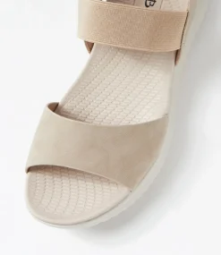 Women I LOVE BILLY Flats|Sandals-Eskole Taupe Sandals