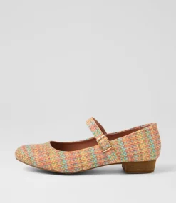 Women I LOVE BILLY Flats-Esteen Pretty Hatch Flat Shoes
