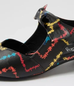 Women I LOVE BILLY Flats-Estella Black Bright Flat Shoes