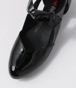 Women I LOVE BILLY Flats-Estella Black Patent Pu Flat Shoes