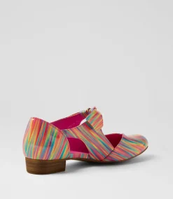 Women I LOVE BILLY Flats-Estella Rainbow Patent Pu Flat Shoes