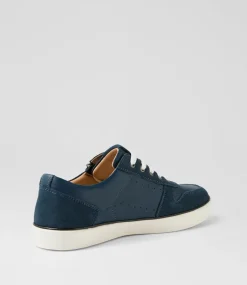 Women COLORADO Comfort|Sneakers-Etch Navy Leather Sneakers