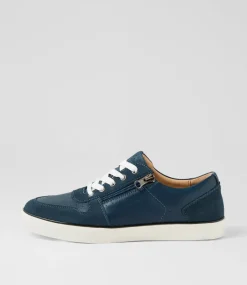 Women COLORADO Comfort|Sneakers-Etch Navy Leather Sneakers
