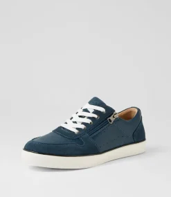 Women COLORADO Comfort|Sneakers-Etch Navy Leather Sneakers